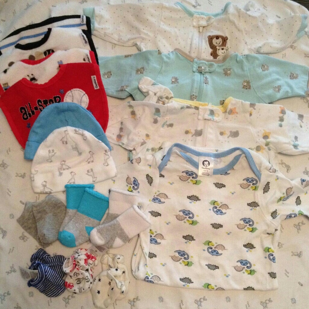 Baby boy clothes lot size newborn,0-3 months